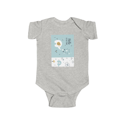 Cute Infant Bodysuit with Playful Design, Unisex Baby Wear & Shower Gift image 0