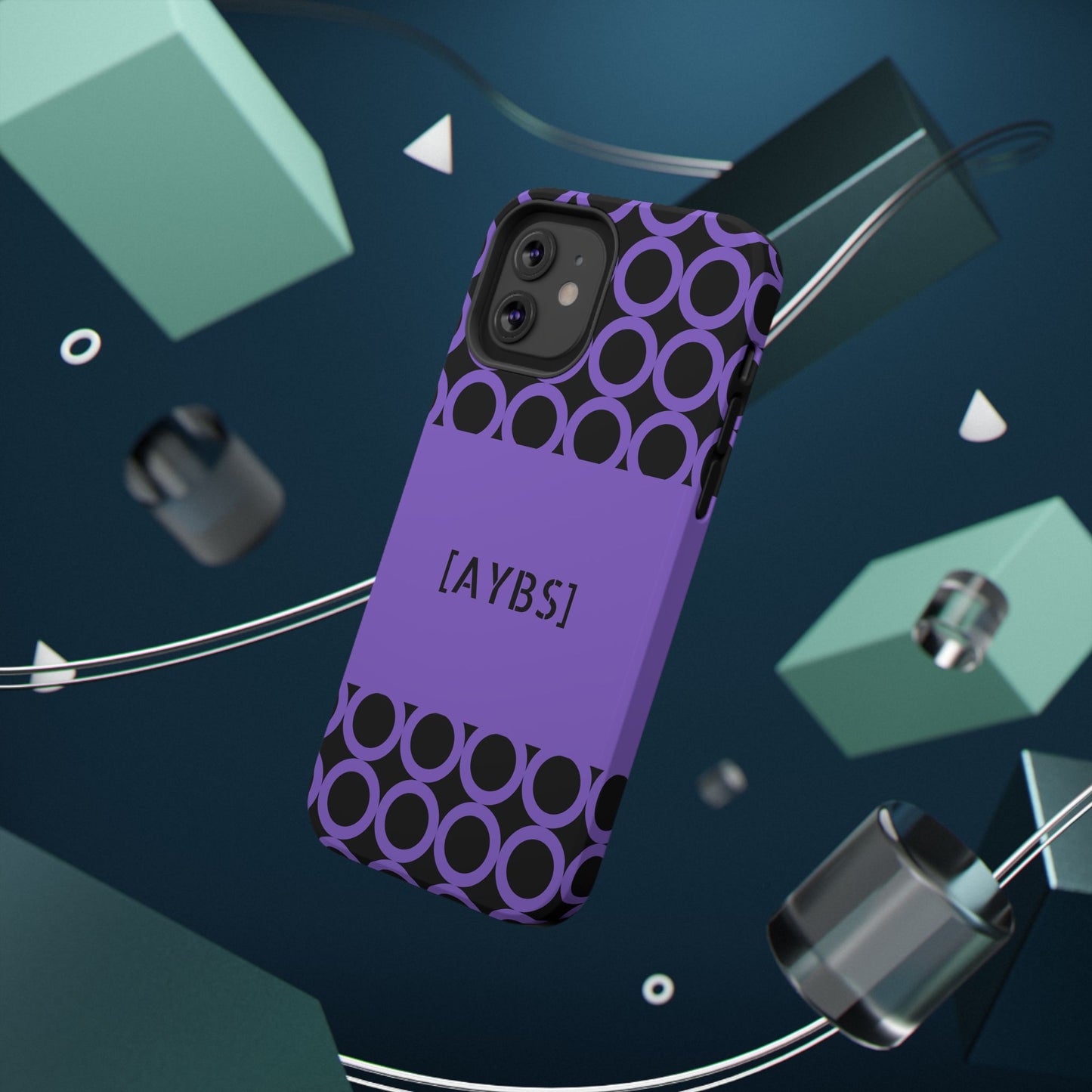 Purple Polka Dot Phone Case | Impact-Resistant Protection, Stylish Accessory image 13