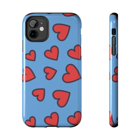 Heart Pattern Tough Phone Case image 1