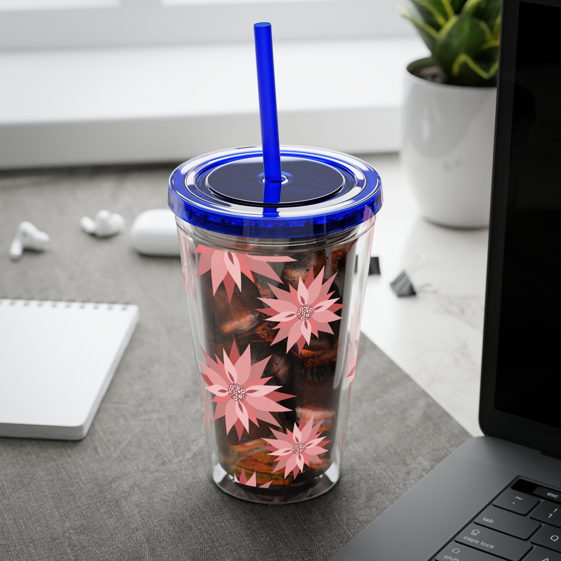Sunsplash Floral Tumbler, 16oz  image 10