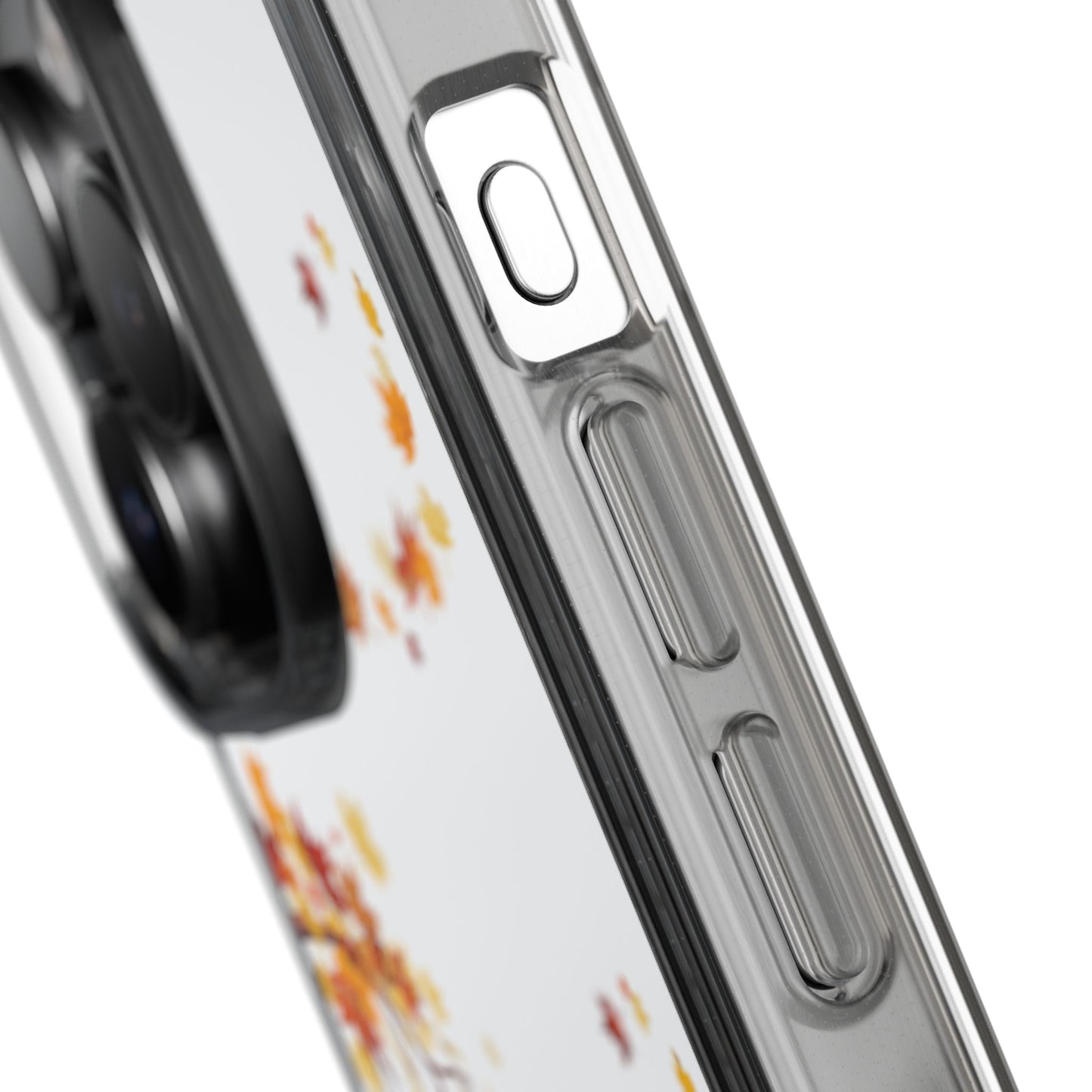 Autumn-Themed Clear Phone Case, Fall Season iPhone Cover, Transparent Case image 8