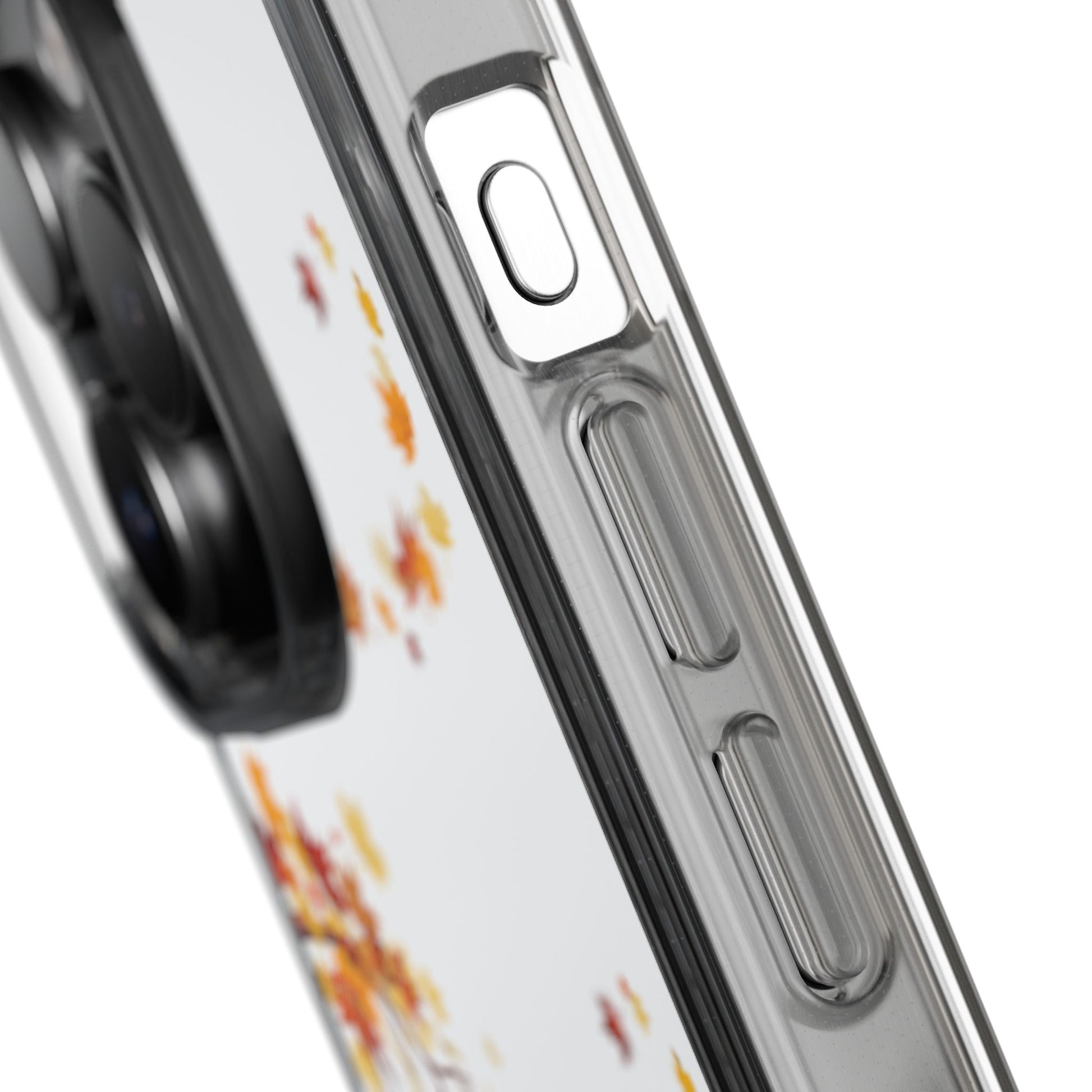 Autumn-Themed Clear Phone Case, Fall Season iPhone Cover, Transparent Case image 8