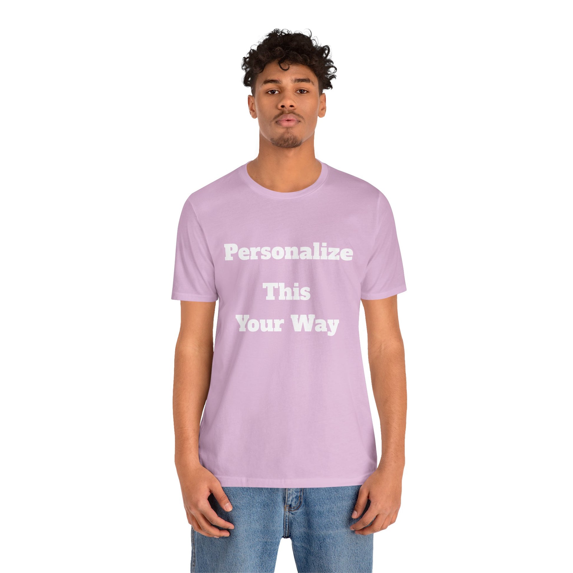 Stylish Unisex Jersey Short Sleeve Tee, Casual Wear, Gift for Him/Her image 5