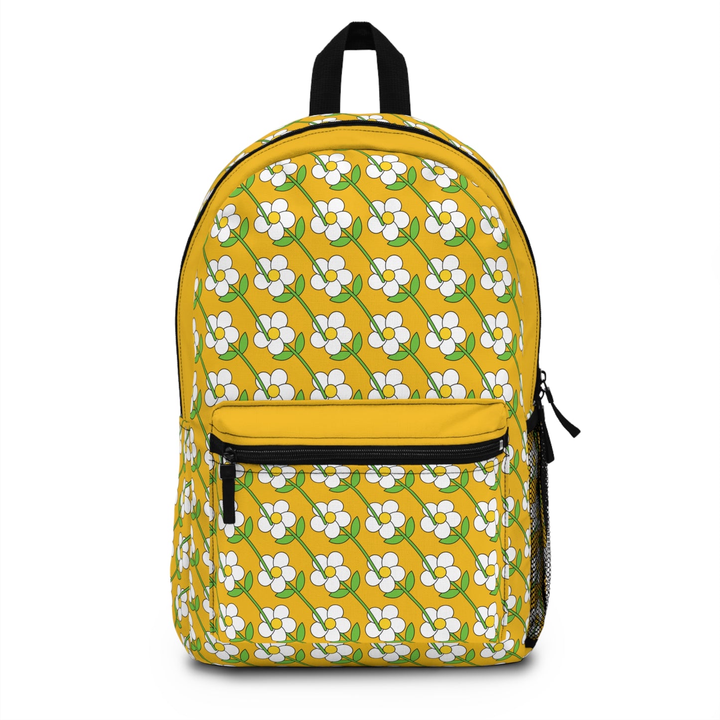 Stylish Eco Friendly Daisy Backpack - Trendy School Bag For Everyday Use image 0