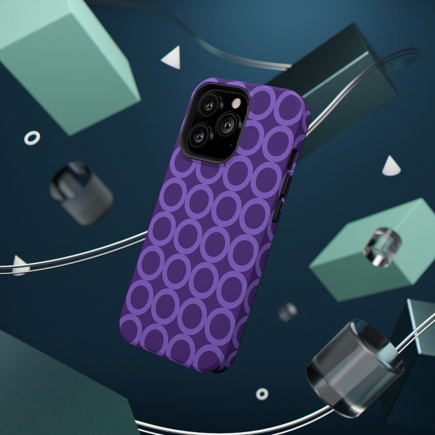 Purple Polka Dot Phone Case | Impact-Resistant Protection, Stylish Accessory image 6