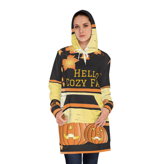 Women's Hoodie Dress (AOP) Fall Theme - Ay Bold Stylz image 0