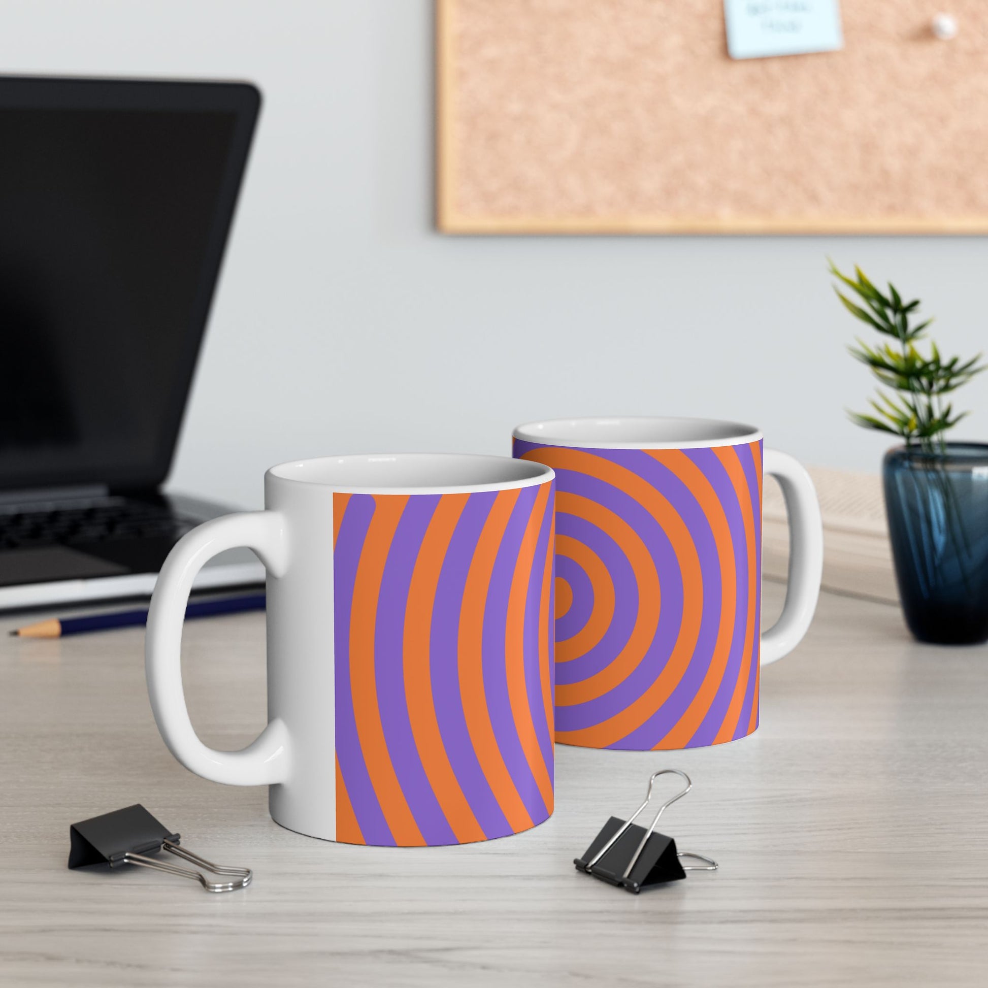Vibrant Spiral Ceramic Mug | Colorful Drinkware for Home | Perfect Gift  image 4