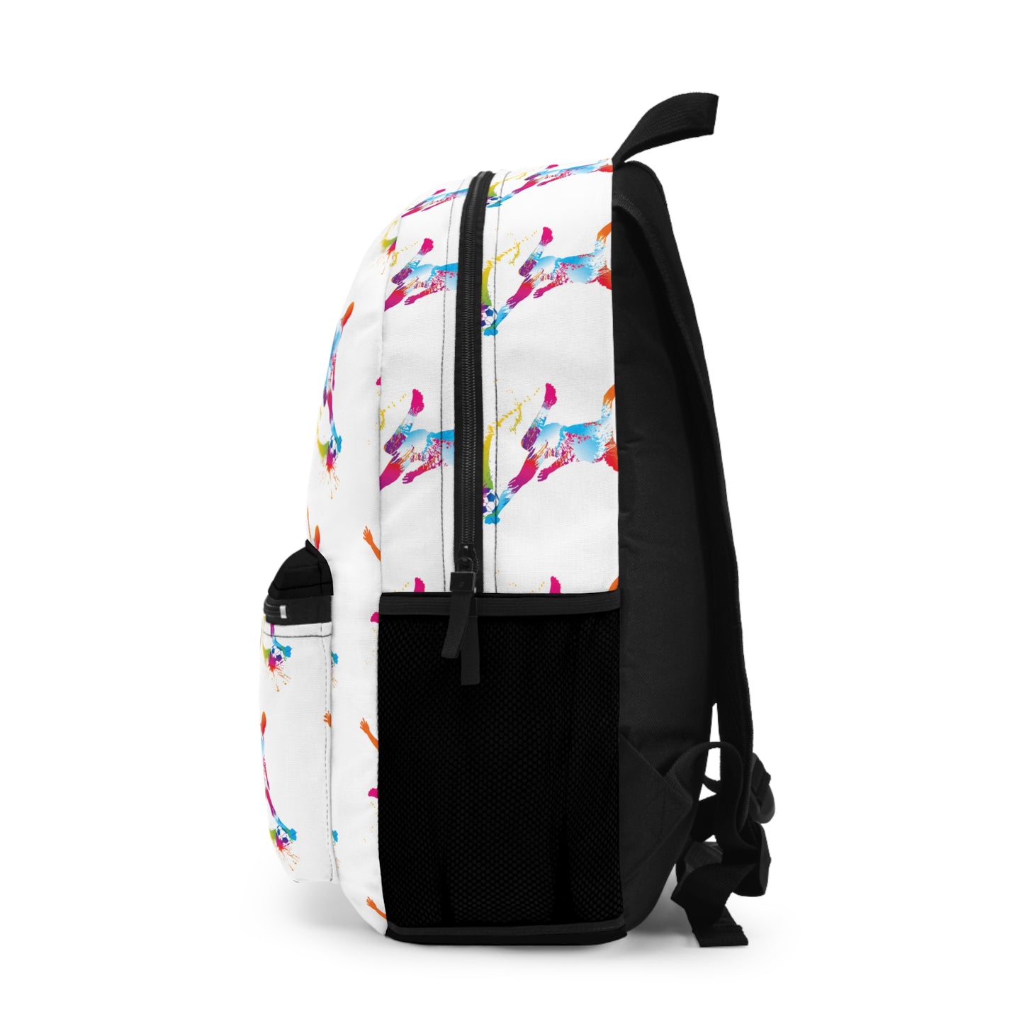 Vibrant Skateboarder Backpack | Stylish School Bag for Students & Adults, Trendy image 2