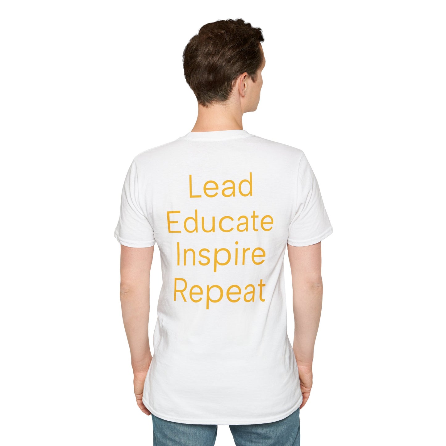 Teacher Appreciation Unisex T-Shirt, Gift for Educators, Rainbow Design image 1