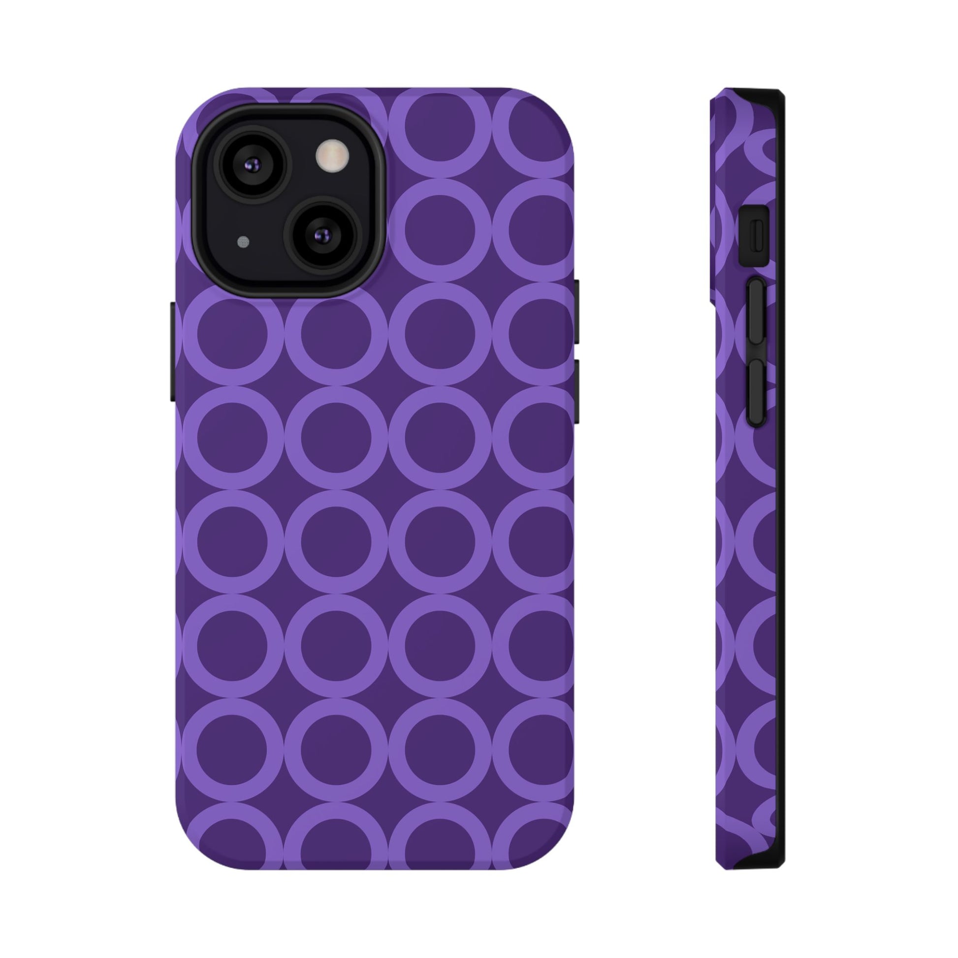 Purple Polka Dot Phone Case | Impact-Resistant Protection, Stylish Accessory image 2
