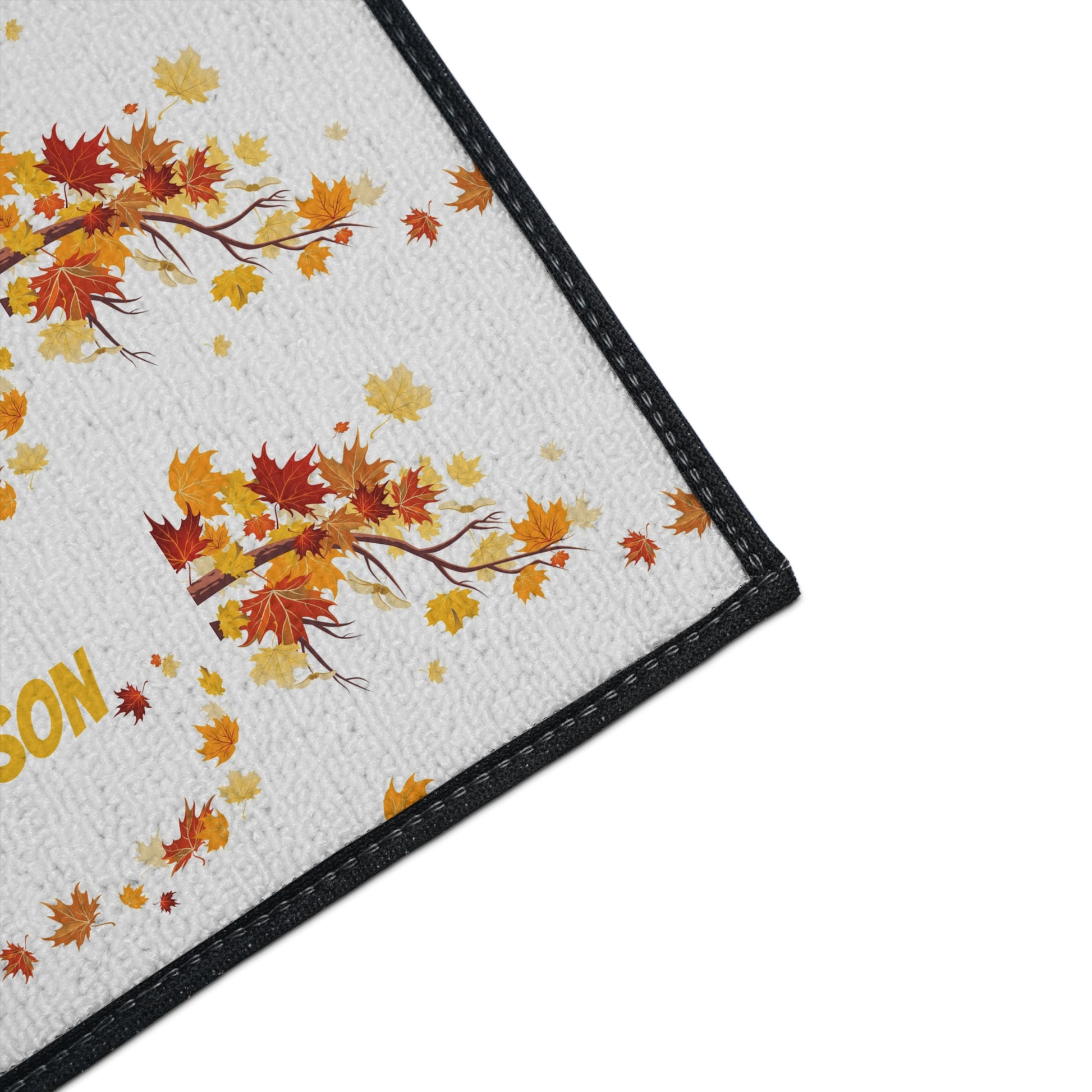 Autumn Leaves Floor Mat, Seasonal Home Decor, Fall Welcome Mat, Outdoor Rug image 14