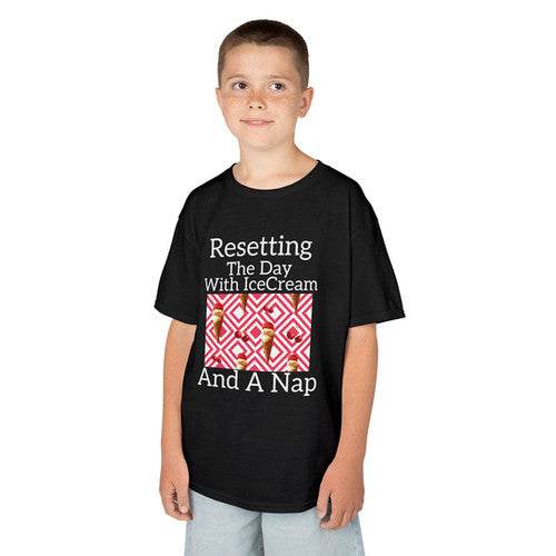 Kids Ice Cream Tee | Fun T-Shirt for Playtime, Bedroom, Birthdays,Vacations | Ay Bold Stylz